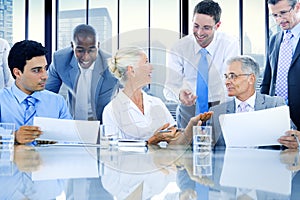 Group of Business People Meeting Office Concepts