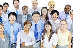 Group of Business Team Smiling