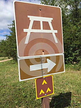 Group Camping and Picnic Area Sign