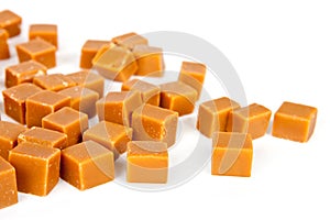 Group of caramel candy