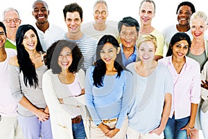 Group of Casual People Social Gathering Concept photo