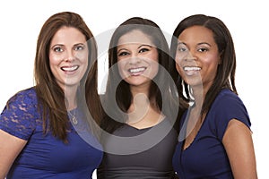 Group of casual women