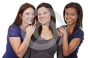 Group of casual women