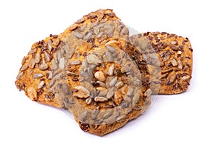Group of cereal biscuits