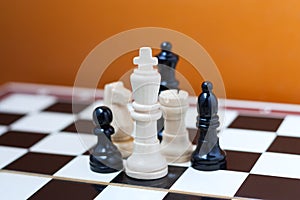 Group of chess pieces