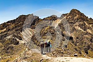 Group of climbers photo