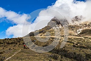 Group of climbers photo