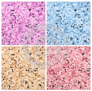 Group of closeup surface marble floor texture background