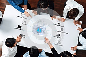 Group Collaboration on Artificial Intelligence Security Concepts Focus on Trustless Security, User Authentication, and