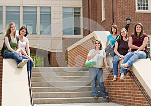 Group of college Girls