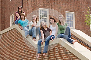 Group of college Girls