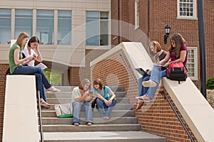 Group of College Girls