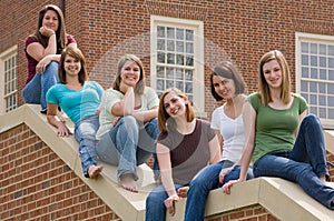 Group of College Girls