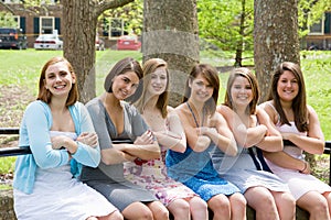 Group of College Girls