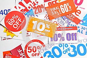 Group of coupon