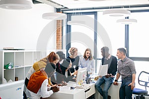 Group discussion of student activists