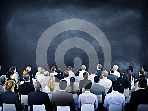Group of Diverse Business People in a Seminar