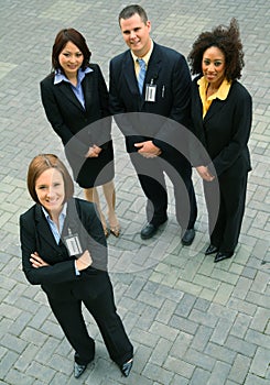 Group Of Diversity Business People