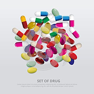 Group of Drug Realistic