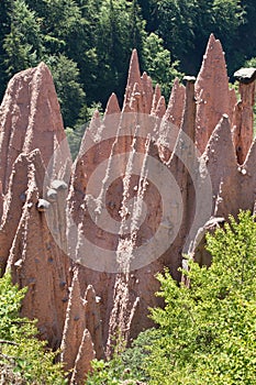 Group of Earth Pyramids in Italy