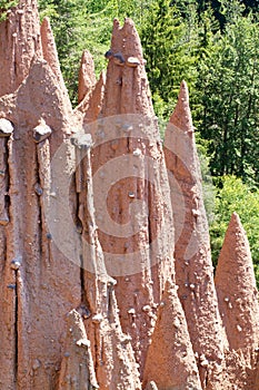 Group of Earth Pyramids in Italy