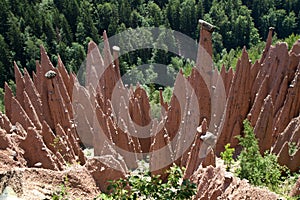 Group of Earth Pyramids in Italy