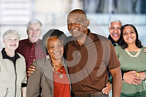 Group of Elderly Couples