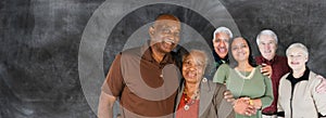 Group of Elderly Couples