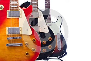 Group of Electric Guitars