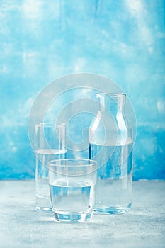 Group of empty glass jars