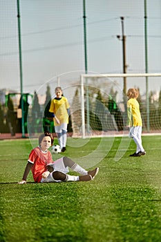 A group of enthusiastic young children