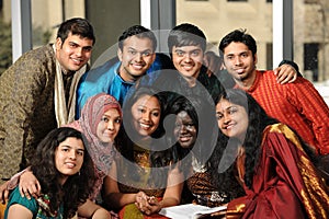 Group of Ethnic College Students