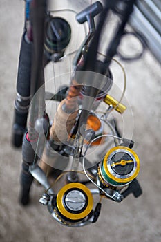 Group of Fishing Rods