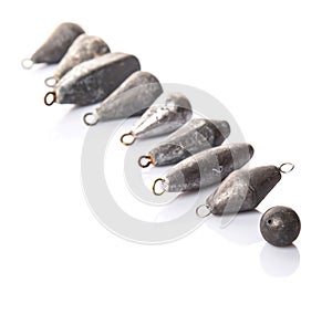 Group Of Fishing Sinker Or Knoch I