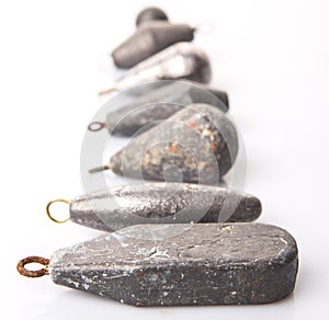 Group Of Fishing Sinker Or Knoch III