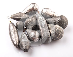 Group Of Fishing Sinker Or Knoch VII