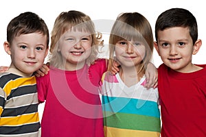 Group of four kids
