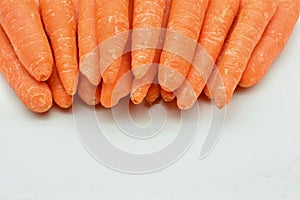 Group of fresh carrots photo