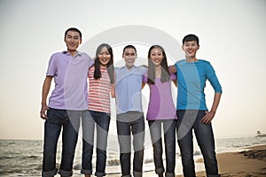 Group of Friends on the Beach