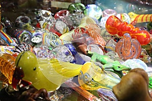 Group of Glass bongs