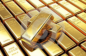 Group of gold bars