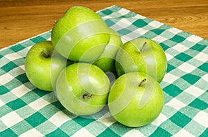 Group of Granny Smith Apples