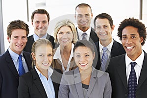 Group Of Happy And Positive Business People