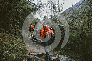 Group of hikers