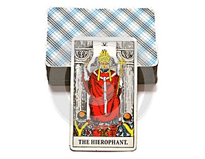 The Hierophant Tarot Card Institutions Education Tradition Guru ccult photo
