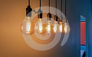 Group of Incandescent bulbs