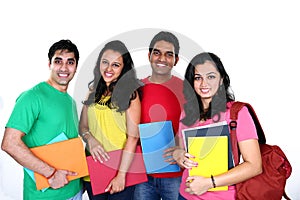 Gruppo da indiano studenti 