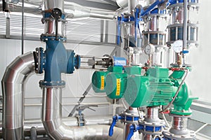 Group of industrial pumps