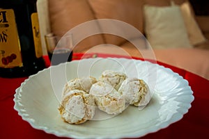 Group of Italian Traditional Biscuits with Flavour of San Marzano Elisir