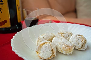 Group of Italian Traditional Biscuits with Flavour of San Marzano Elisir